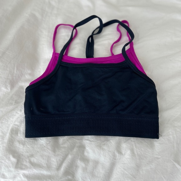 Navy Fabletics Sculpt Knit leggings and bra | size S - Picture 9 of 9